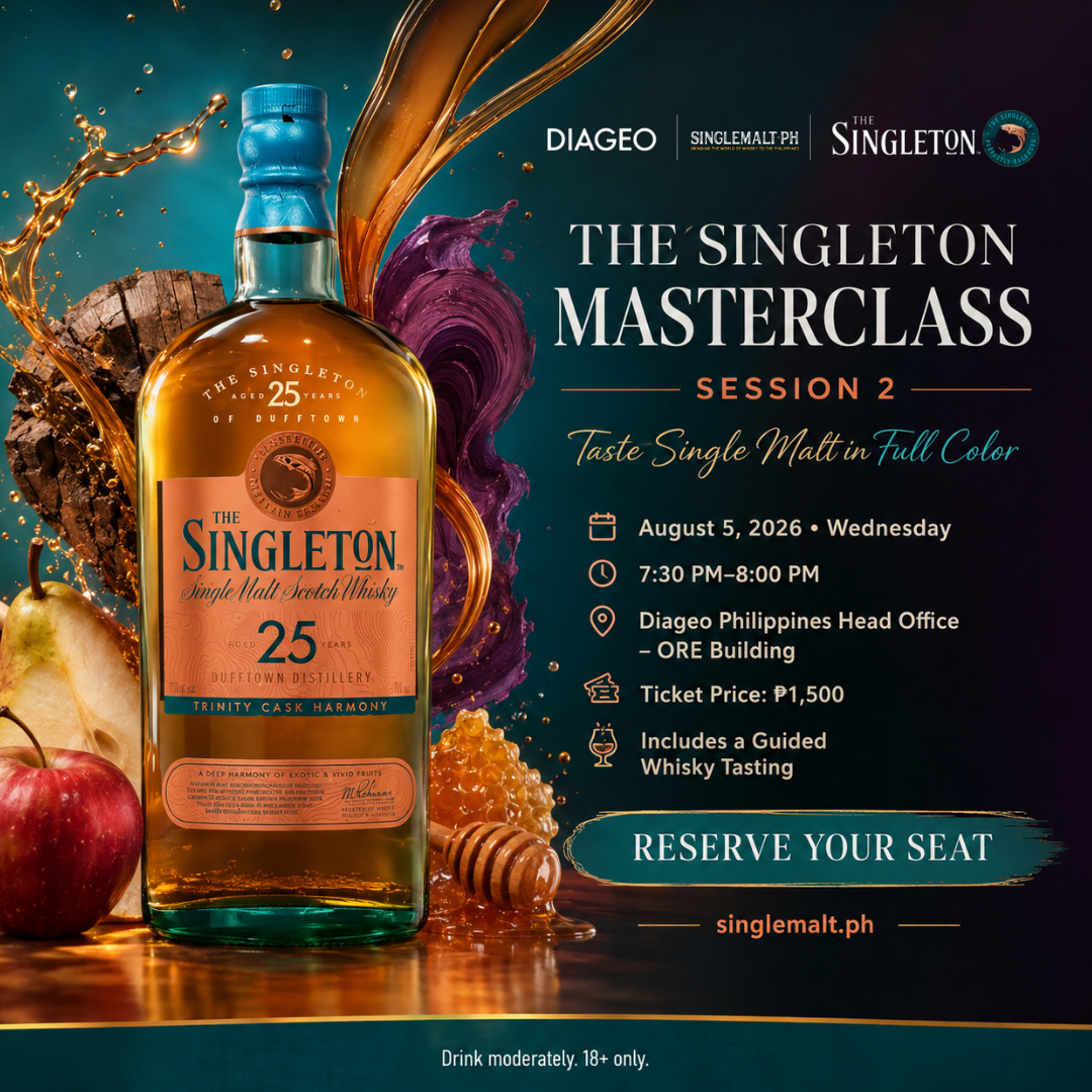Diageo Singleton Masterclass (Session 2 - August 5, 2026)