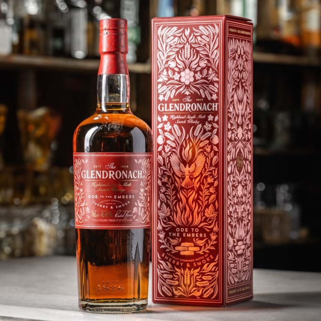 Glendronach Ode Embers with FREE Prestige Crystal Whisky Glass