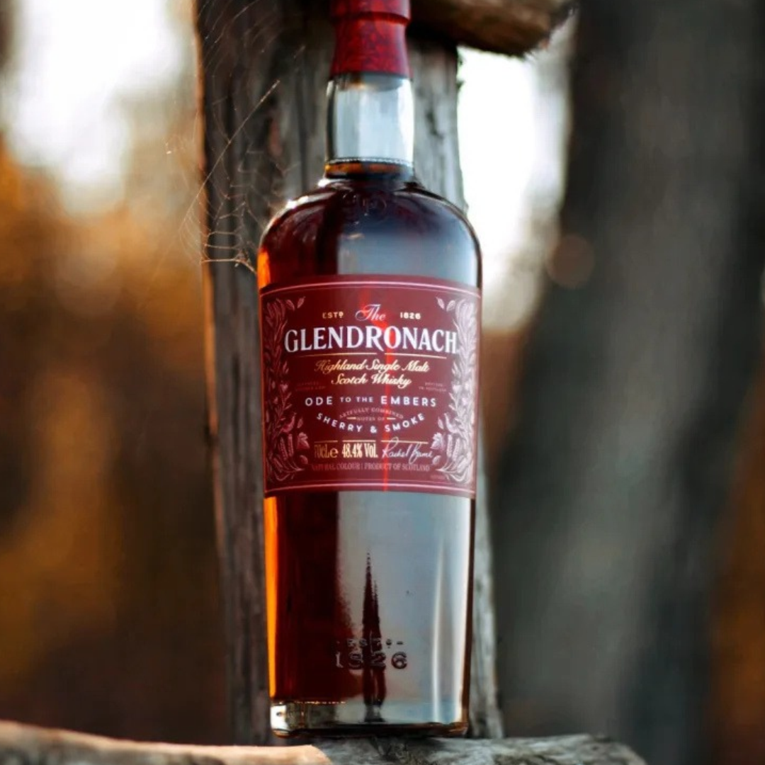 Glendronach Ode Embers with FREE Prestige Crystal Whisky Glass