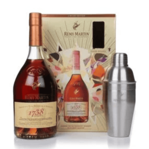 Remy Martin 1738 70cl + FREE Shaker Gift Box