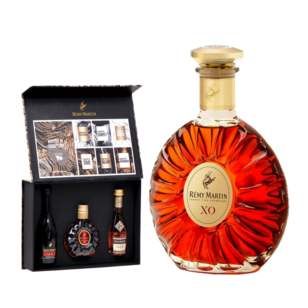 Remy Martin XO 70cl + FREE Remy Miniature Set