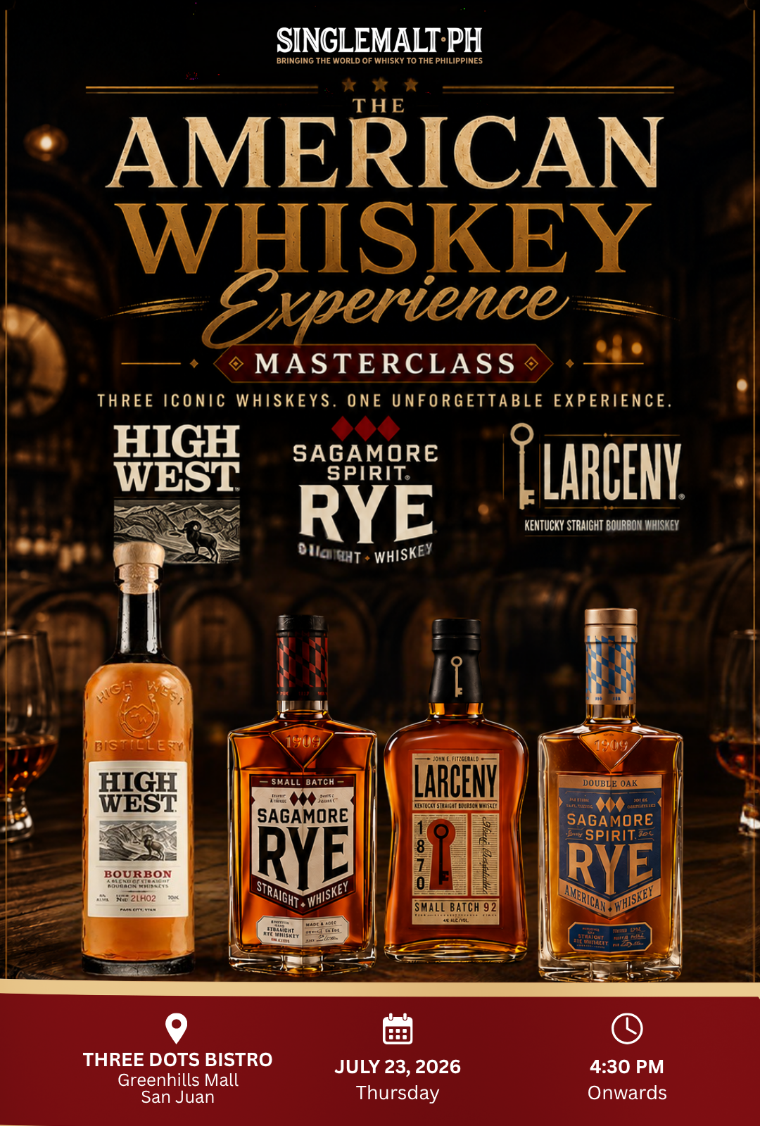 The American Whiskey Experience Masterclass