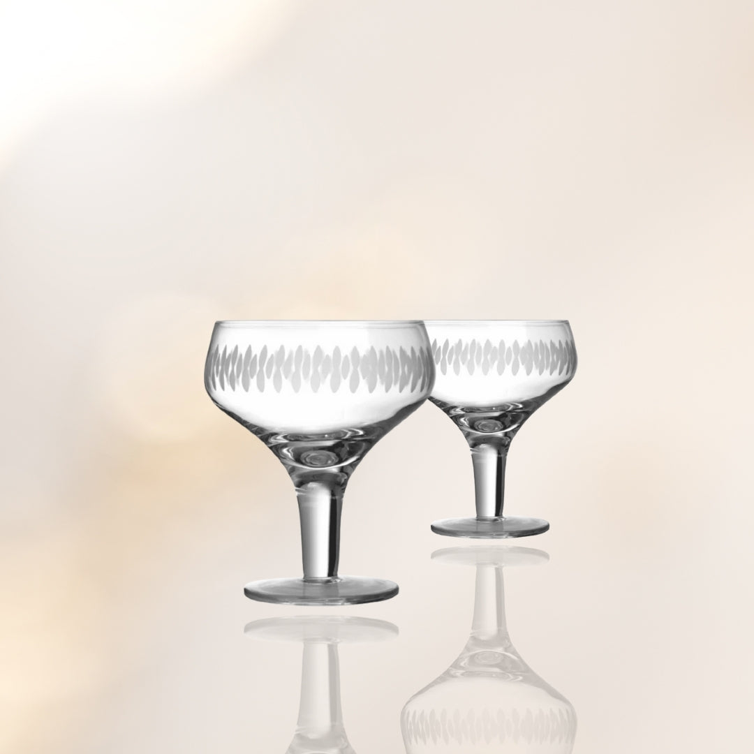 Urban Bar Retro Margarita Glass Engraved 28cl