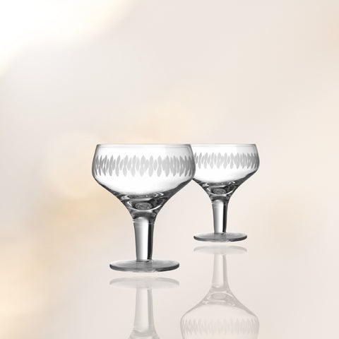 Urban Bar Retro Margarita Glass Engraved 28cl