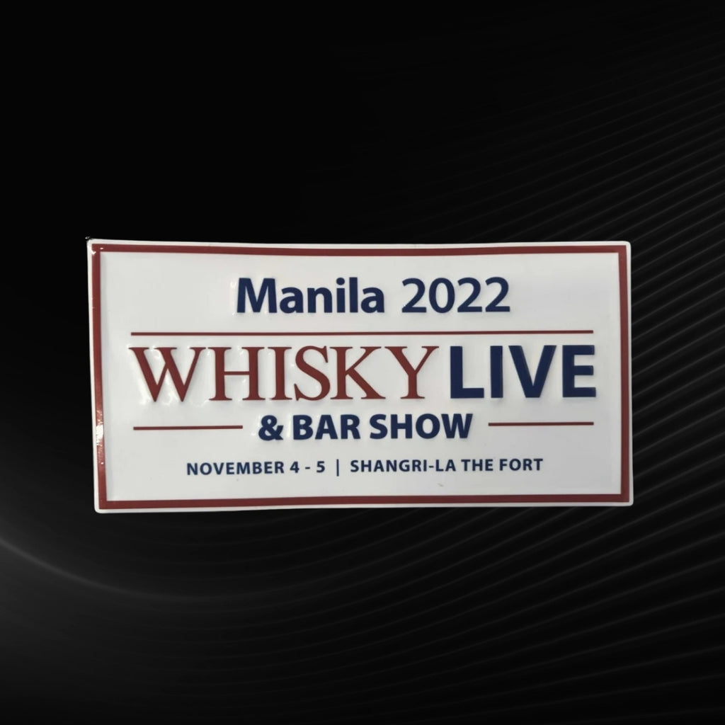 Whisky Live License Plate