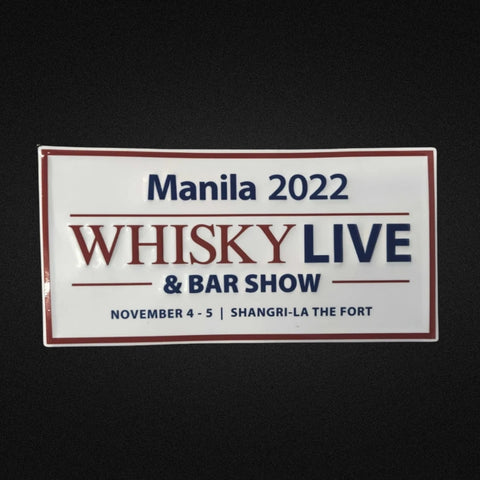 Whisky Live License Plate