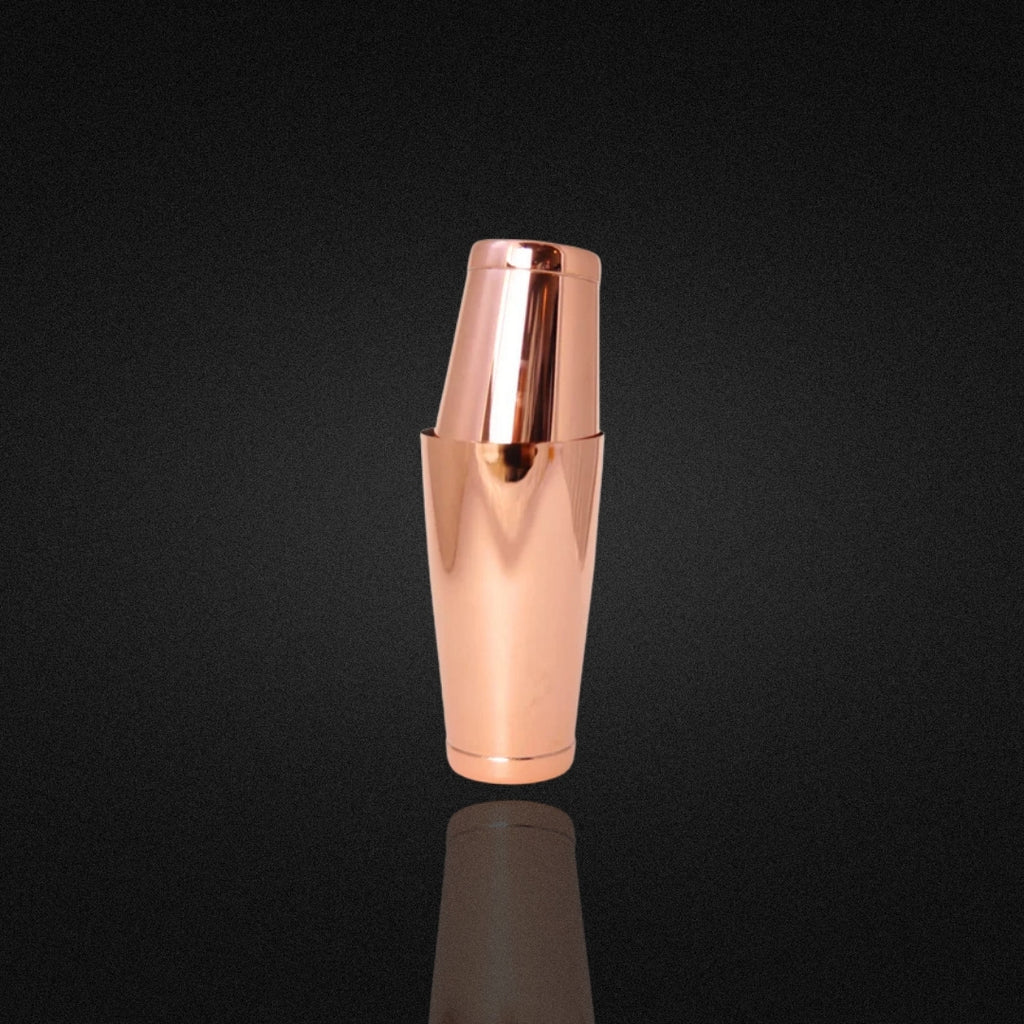 Bevtools Cocktail Shaker Bar Set (Shaker, Spoon, Jigger) - Copper
