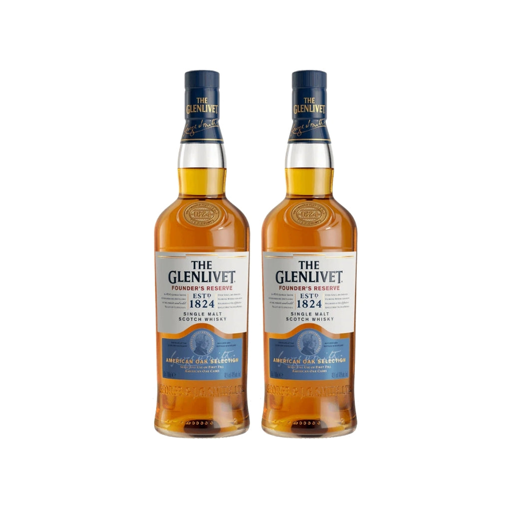 Glenlivet Founders Reserve 70cl (2 bottles)