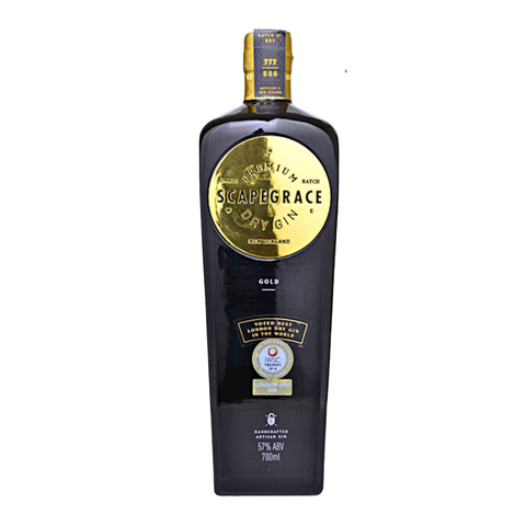 Scapegrace Gold Classic Dry Gin (Small batch) 70cl