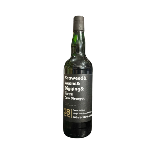Seaweed & Aeons & Digging & Fire & Cask Strength 18 Year Old Batch 04 Single Malt Scotch Whisky 70cl