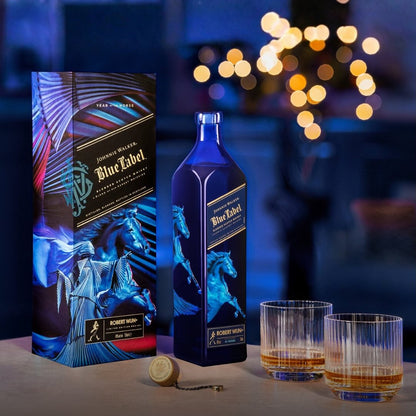 Johnnie Walker Blue Label Robert Wun Design Year of the Horse Limited Edition 70cl