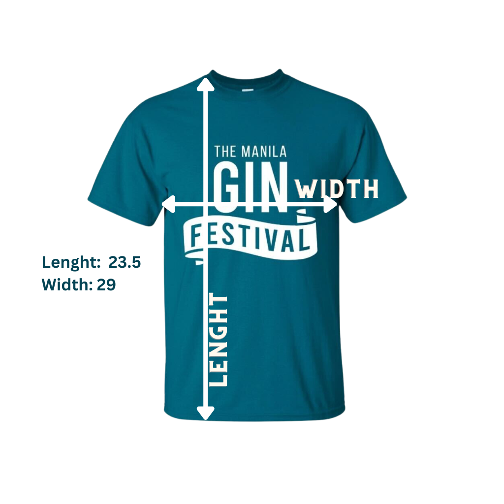 The Manila Gin Festival Teal Shirt
