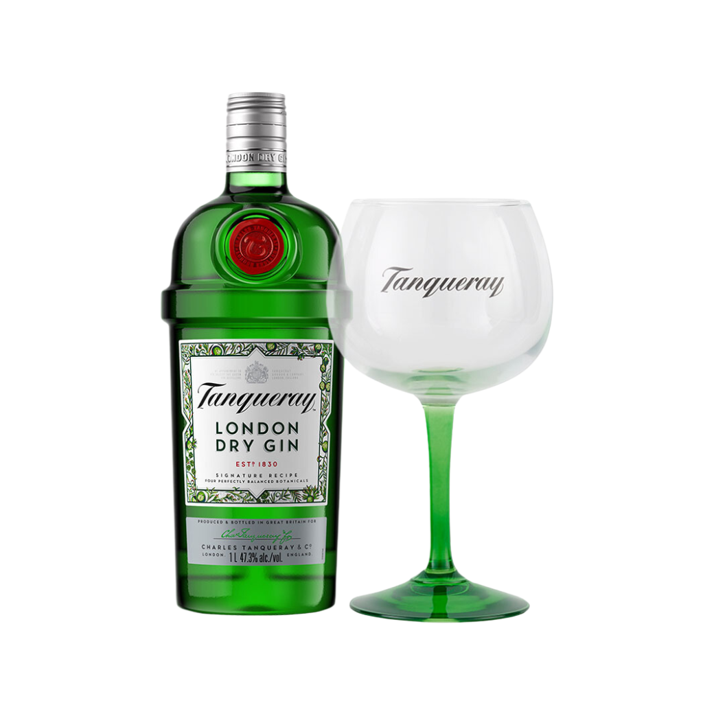 Tanqueray London Dry Gin 75cl + FREE Copa Glass