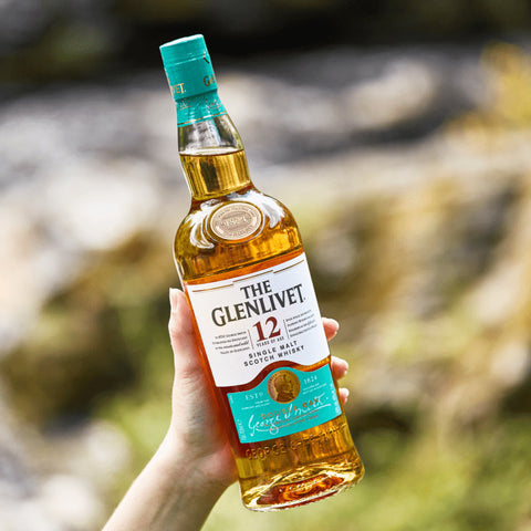 Glenlivet 12 Year Old Single Malt Whisky 70cl with FREE Prism Spinning Glass