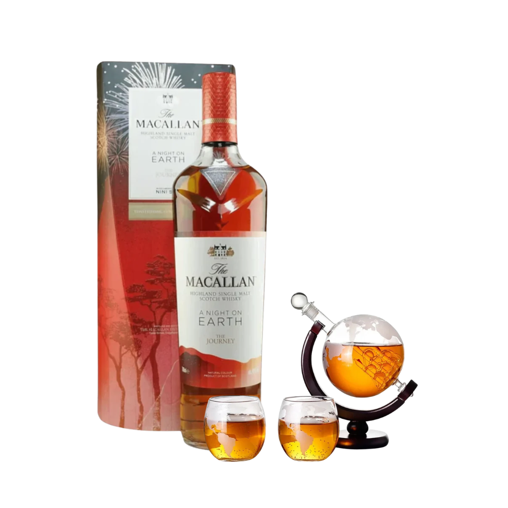 The Macallan A Night on Earth - The Journey with FREE Globe Decanter Set