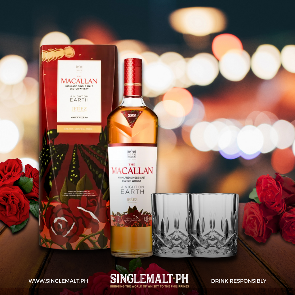 The Macallan A Night on Earth in Jerez: A Tribute to Sherry Heritage with FREE 2 Prism Spinning Glass