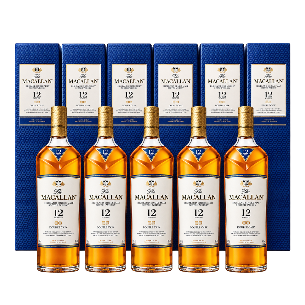 The Macallan Double Cask 12 Year Old 70cl (6 Bottles)