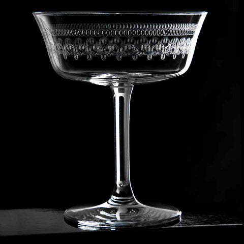 Urban Bar 1910 Fizzio Champagne Glass Saucer Coupe 26cl
