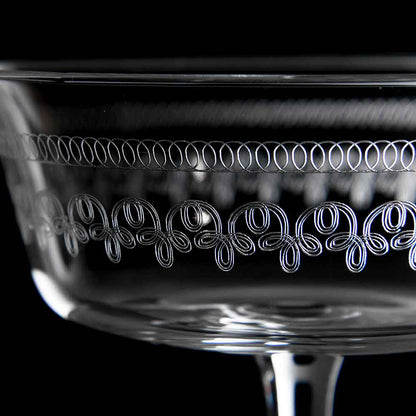 Urban Bar 1910 Fizzio Champagne Glass Saucer Coupe 26cl