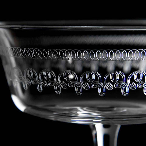 Urban Bar 1910 Fizzio Champagne Glass Saucer Coupe 26cl