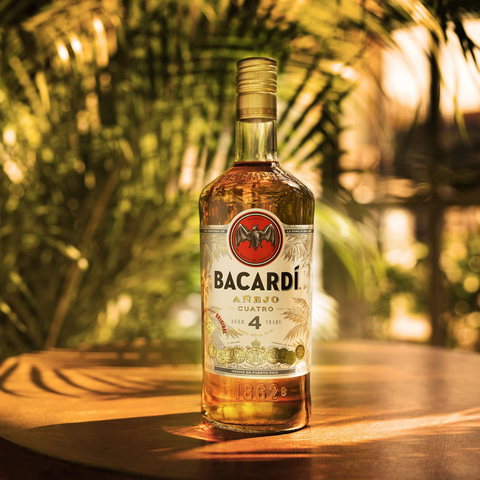 Bacardi Anejo Cuatro 4 Year Old Rum 75cl