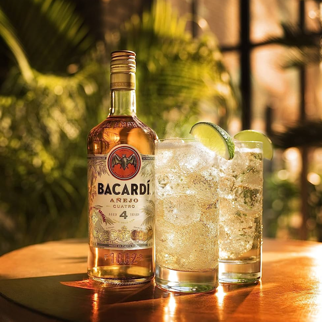 Bacardi Anejo Cuatro 4 Year Old Rum 75cl