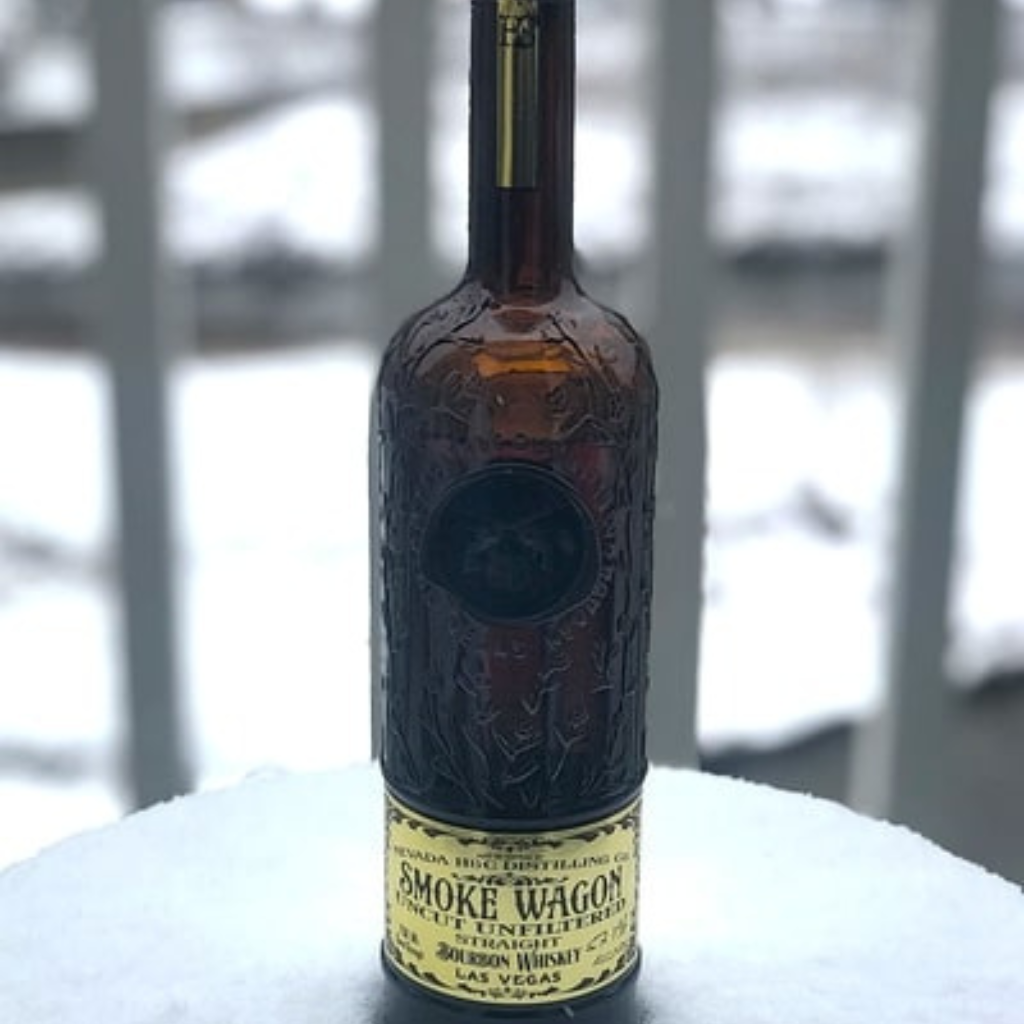 Smoke Wagon Uncut Unfiltered Straight Bourbon Whiskey 75cl