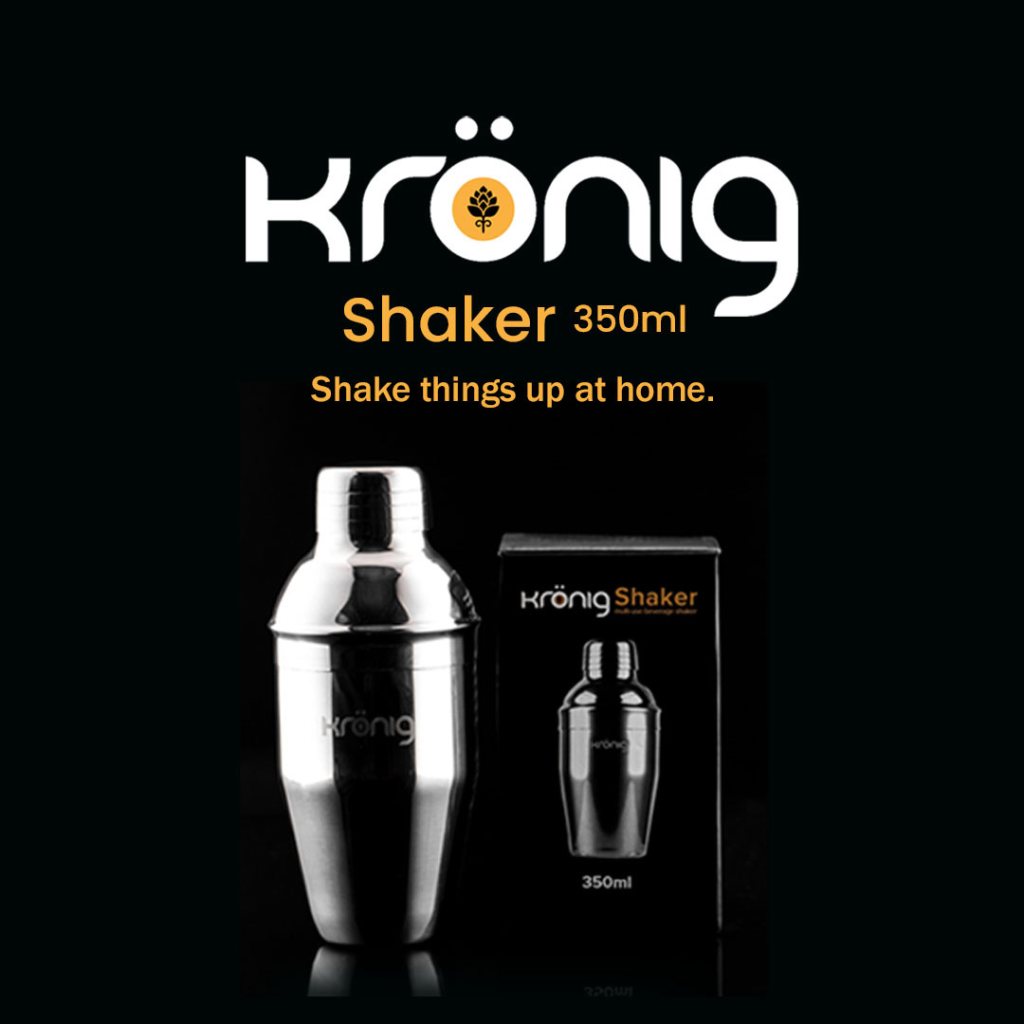 Kronig Shaker (Cobble Steel Shaker) 350ml