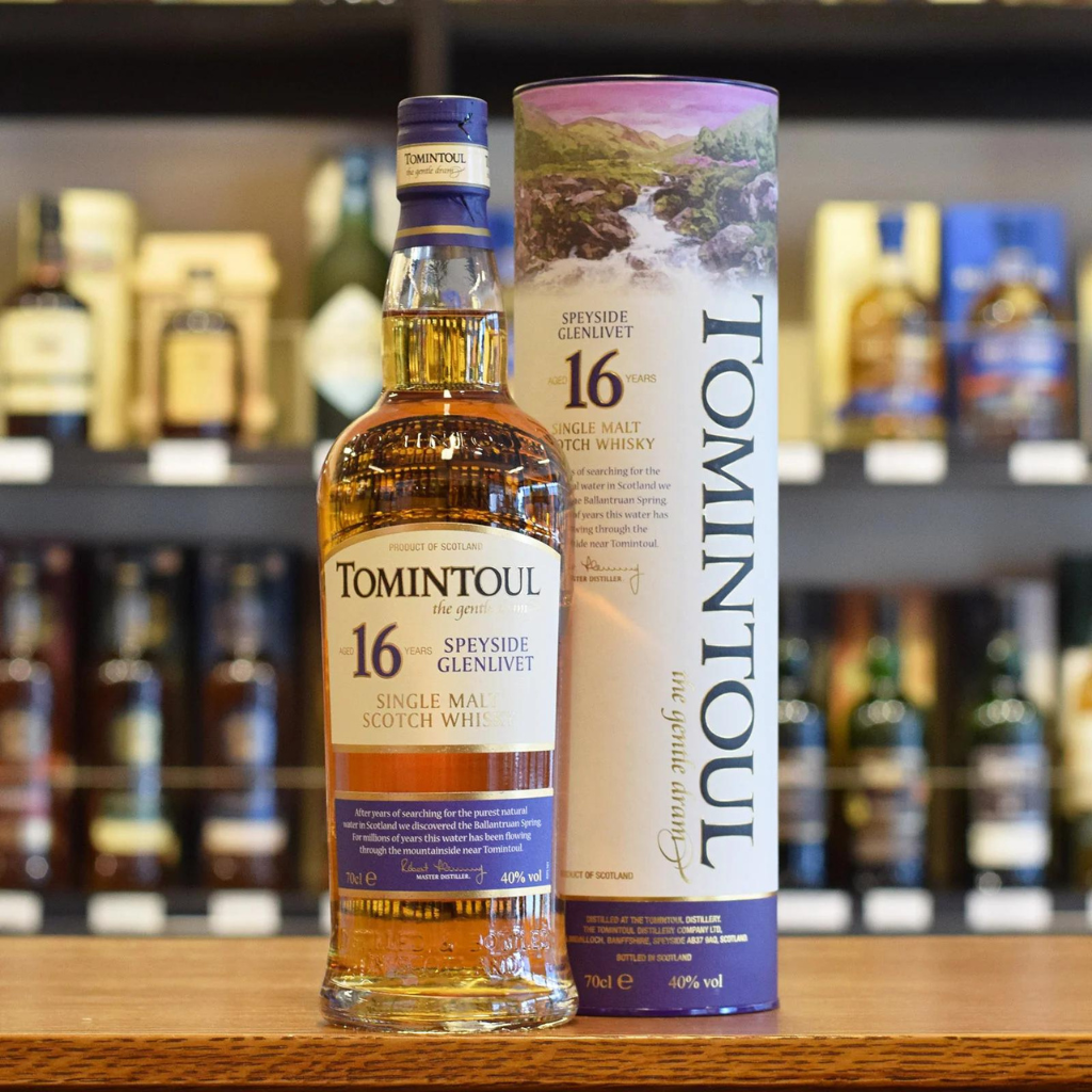 Tomintoul 16 Year Old Single Malt Whisky 70cl