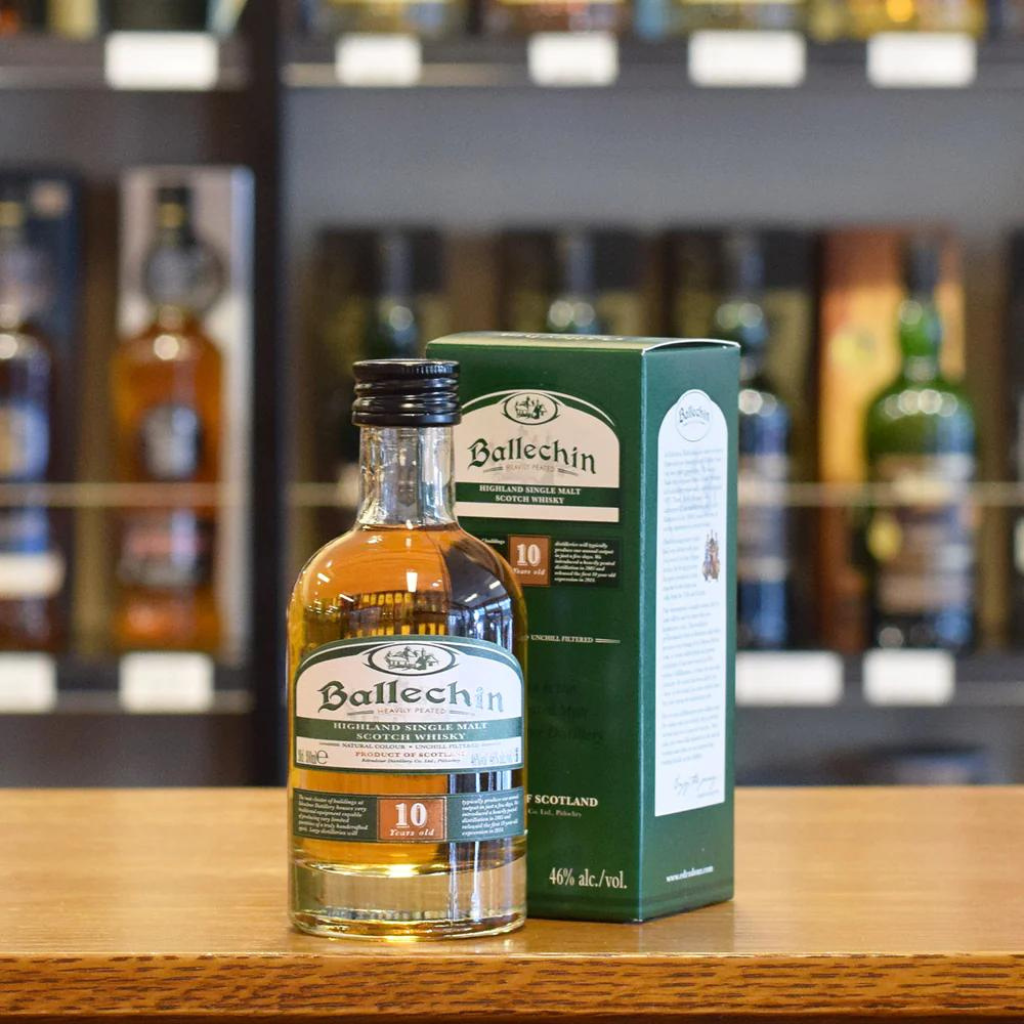 Ballechin 10 Year Old Heavily Peated Single Malt Whisky 70cl