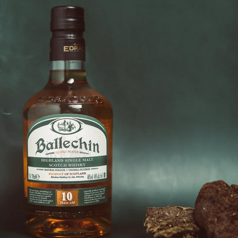 Ballechin 10 Year Old Heavily Peated Single Malt Whisky 70cl