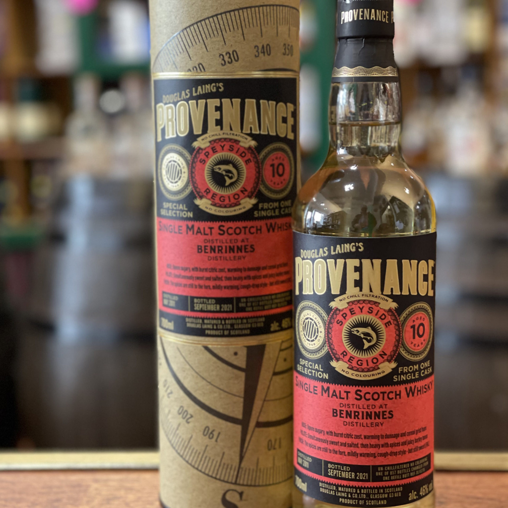 Provenance - Benrinnes 11 year old  (speyside) 70cl