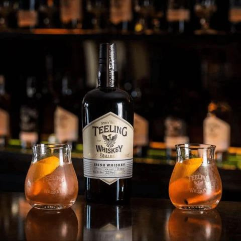 Teeling Irish Whiskey Small Batch Black Tin Gift Tube 70cl