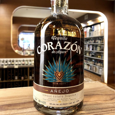 Corazon Anejo Single Estate Tequila 75cl