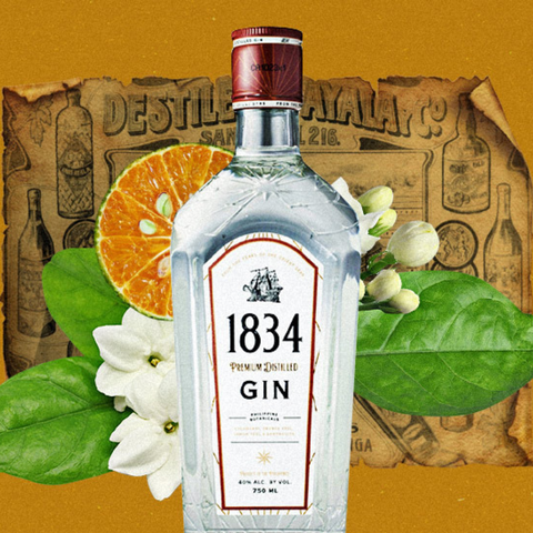 1834 Premium Distilled Gin 75cl