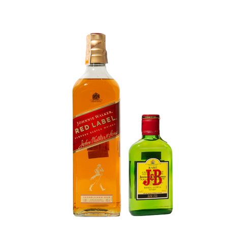 Johnnie Walker Red Label 1L + FREE J&B Rare Scotch Whisky 20cl