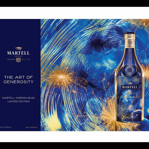 Martell Cordon Bleu Limited Edition by Mathias Kiss Cognac 70cl
