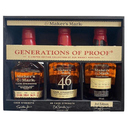 Maker's Mark Generations of Proof Set - The Third (3 x 375ml)