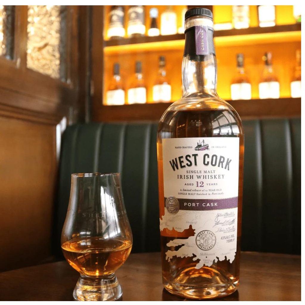 West Cork 12 Year Old Single Malt - Port Cask 700ml