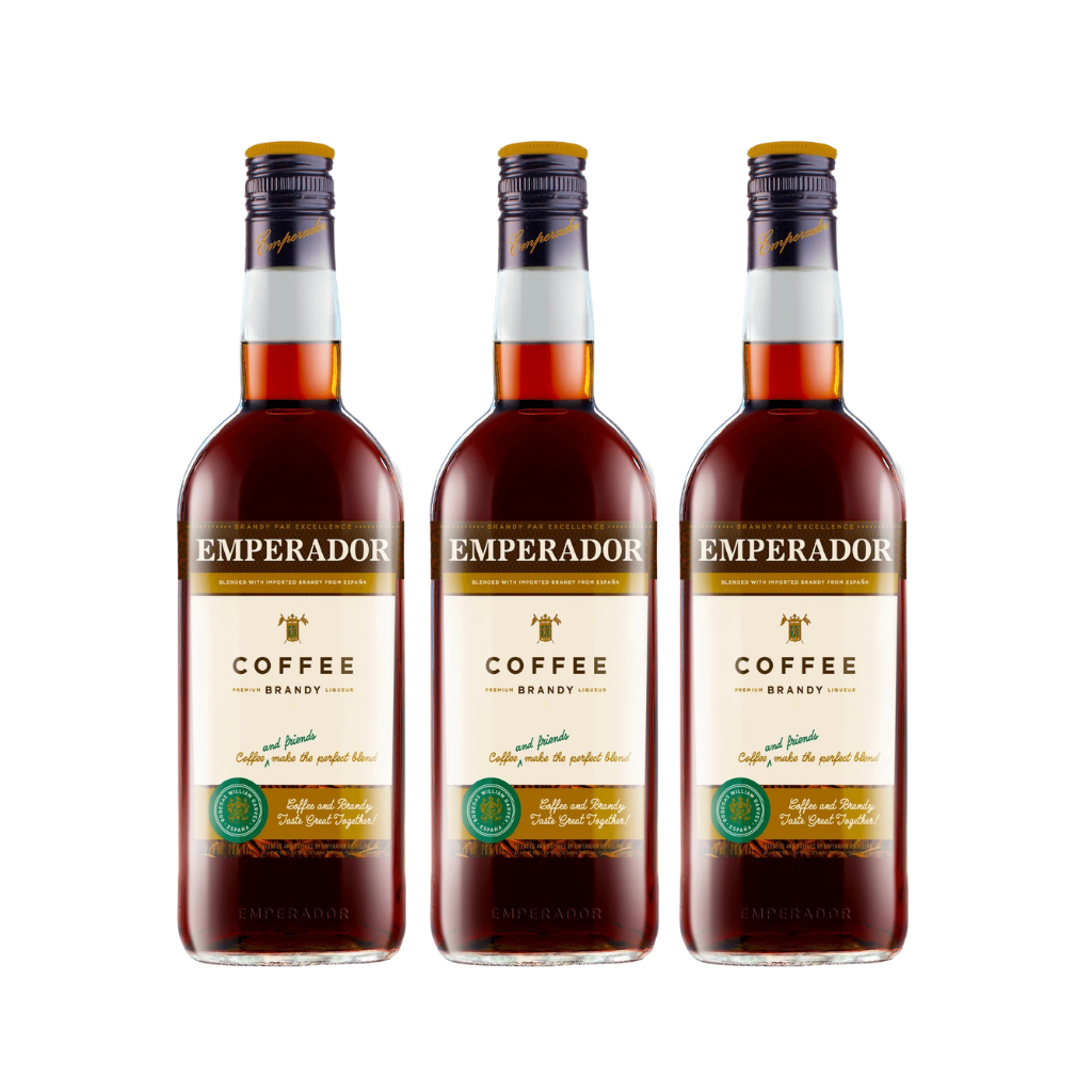 Emperador Coffee Brandy 75cl (3 Bottles)
