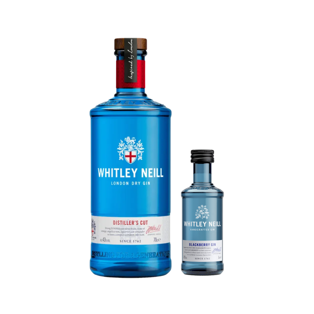 Whitley Neill Distiller's Cut Gin 70cl + Free 50ML WN Blackberry