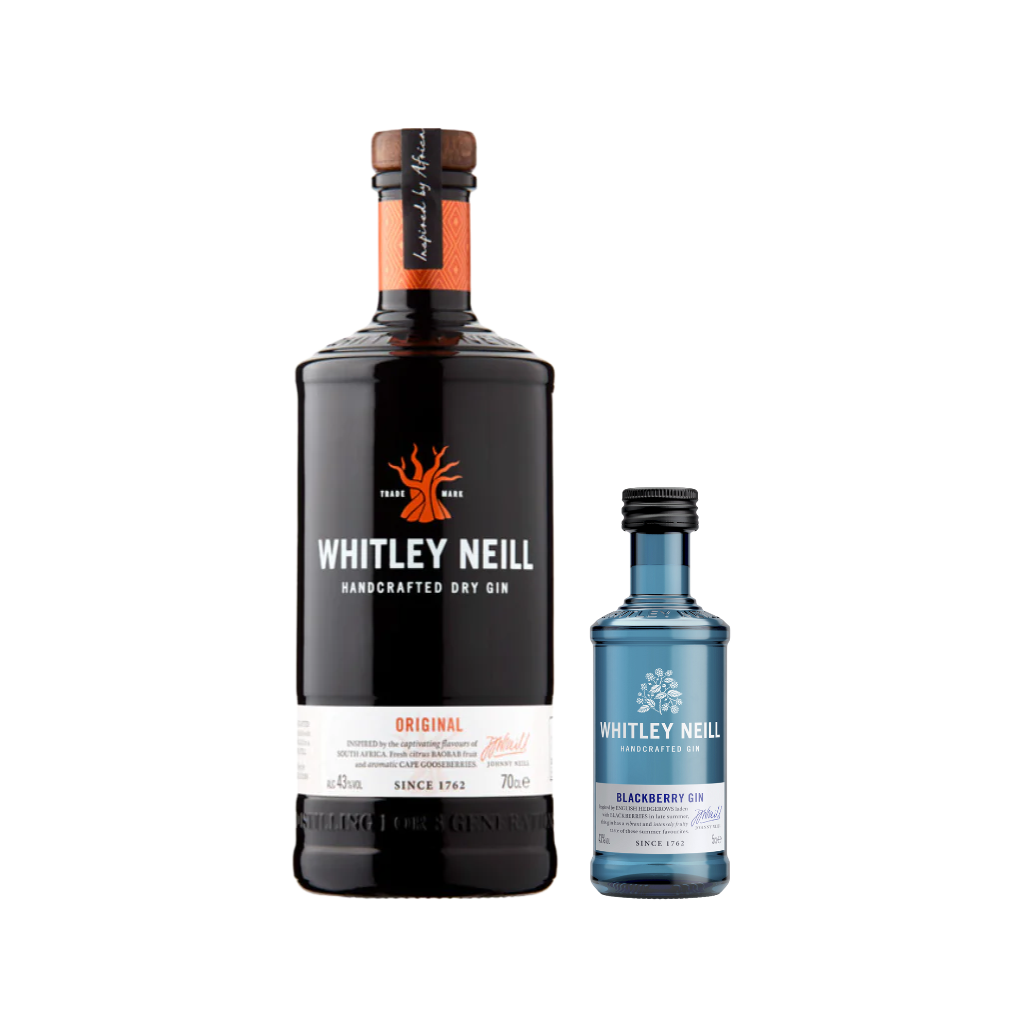 Whitley Neill Original Gin 70cl + Free 50ML WN Blackberry