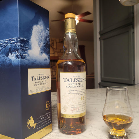 Talisker 18 Year Old Single Malt Scotch Whisky 70cl