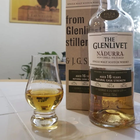 Glenlivet 16 Year Old Nadurra Cask Strength 56.1% batch - 0813Y 70cl (Old Bottling)