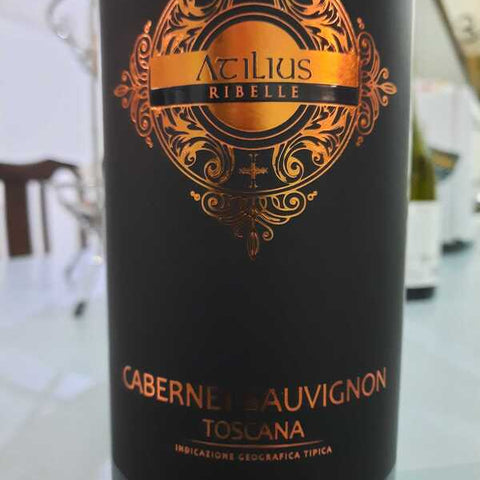 Atilius Ribelle - IGT cabernet Sauvignon (super Tuscan)  75cl