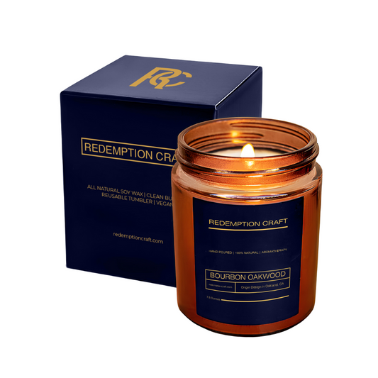 Redemption Craft - Bourbon Oakwood Candles