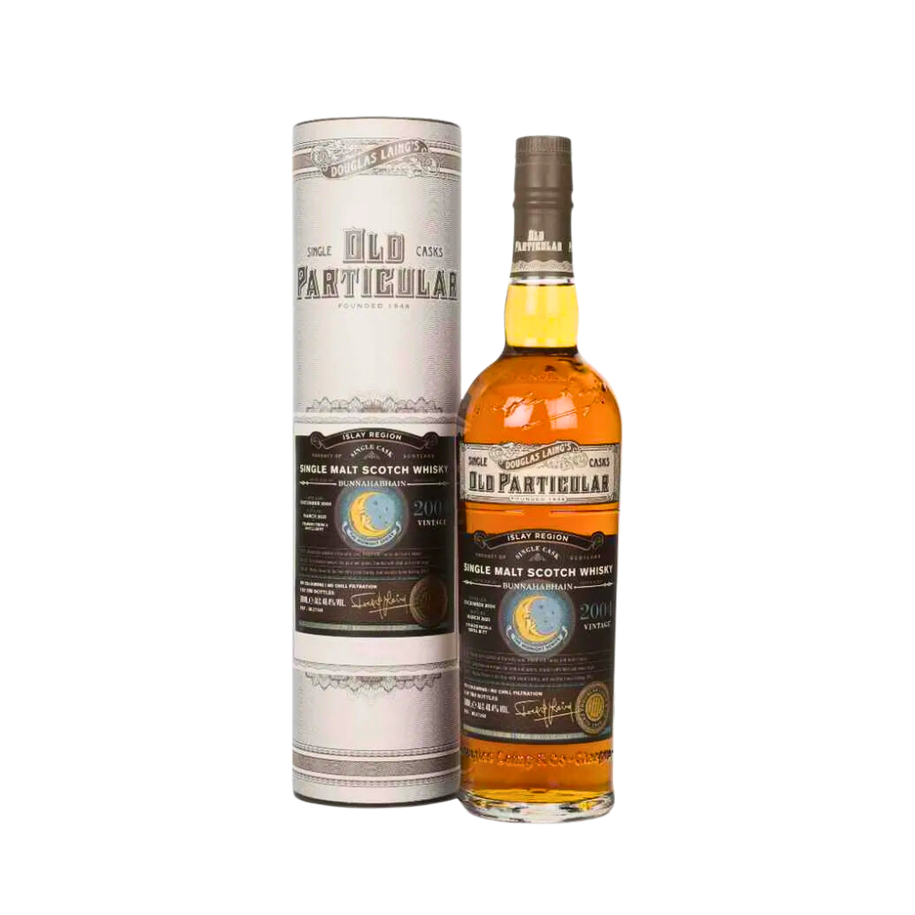 Douglas Laing's Old Particular "Midnight Series" Islay - Bunnahabhain 19YO Refill Butt Vintage 2004 70cl
