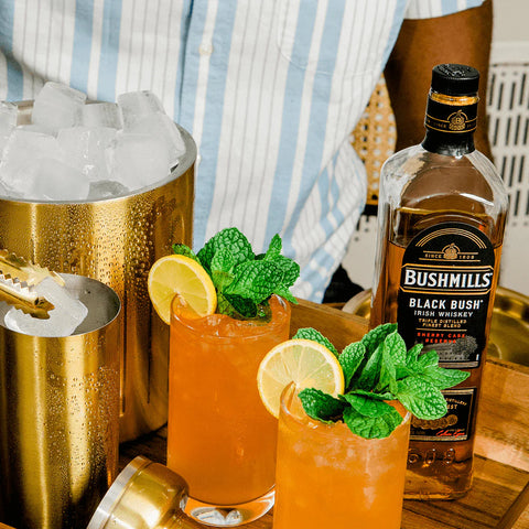 Bushmills Black Bush Irish Whiskey 70cl w/ Glass