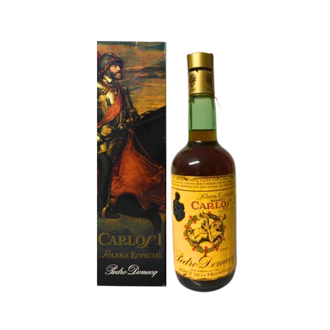 Carlos I Pedro Domecq Brandy Solera Especial Jerez 75cl (Vintage Bottling)