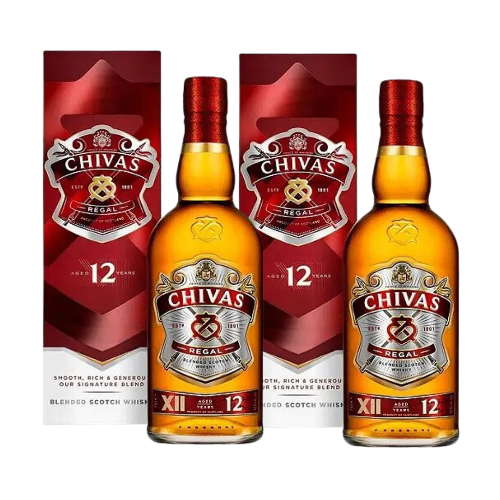 Chivas Regal 12 Year Old 1L (2 Bottles)
